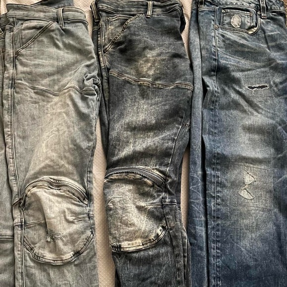 3 pairs of G Star Jeans BUNDLE $250 for all 3 SIZE L- Slim (5620x2, 3301) - Picture 4 of 5